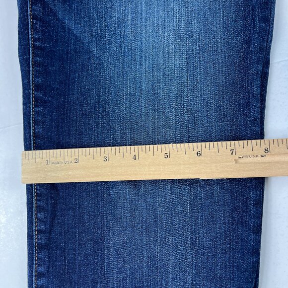 Kut From The Kloth Jeans Women's 8 Catherine Boyfriend Blue Faded Stretch Denim - Picture 13 of 16